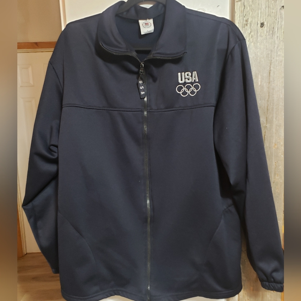 USA Olympic Committee Team Full Zip Jacket Women XL